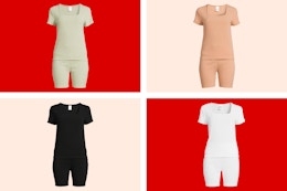 4 colors of the Lissome Women's Lounge Set