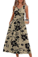 Women's Sleeveless Maxi Dress