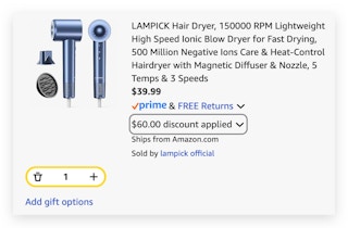 High Speed Ionic Blow Dryer