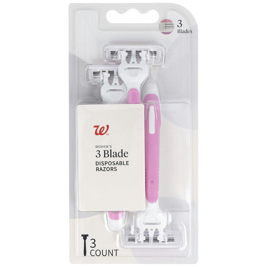 2 Walgreens Disposable Razors Packs