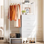 Dresser with Hanging Rack