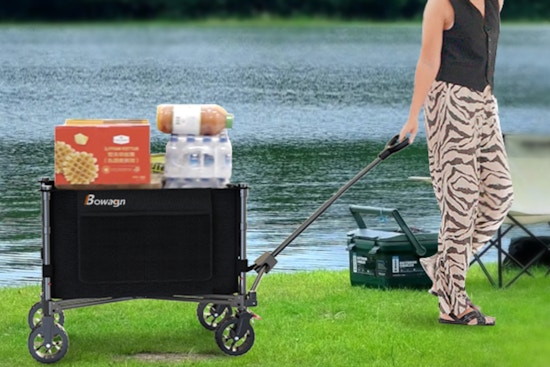 Heavy-Duty Collapsible Wagon Cart, Only $25.79 on Amazon