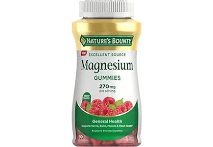 2 Nature's Bounty Magnesium Gummies