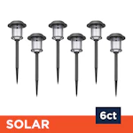 Solar LED Path Light 6-Pack
