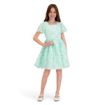 Kids' Sequin Butterfly Mesh Dress