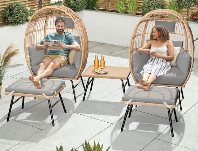 Outdoor Egg Chair, Only $165 on Amazon (Reg. $220) card image