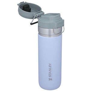 Lilac flip stainless steel water bottle
