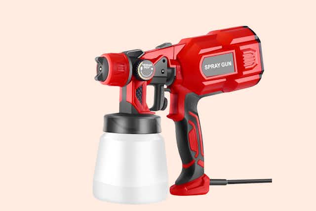 Electric Paint Sprayer, Only $19.49 With Amazon Promo Code (Reg. $50) card image