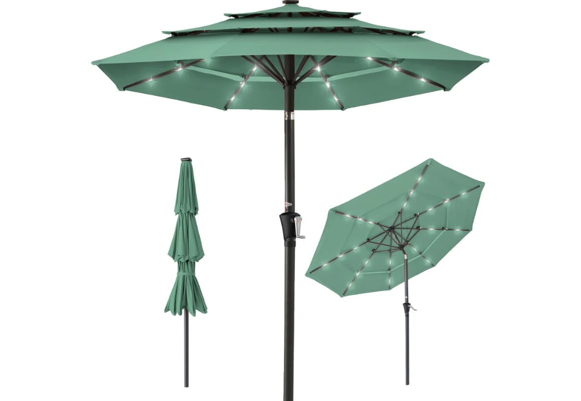 Solar Patio LED Umbrella