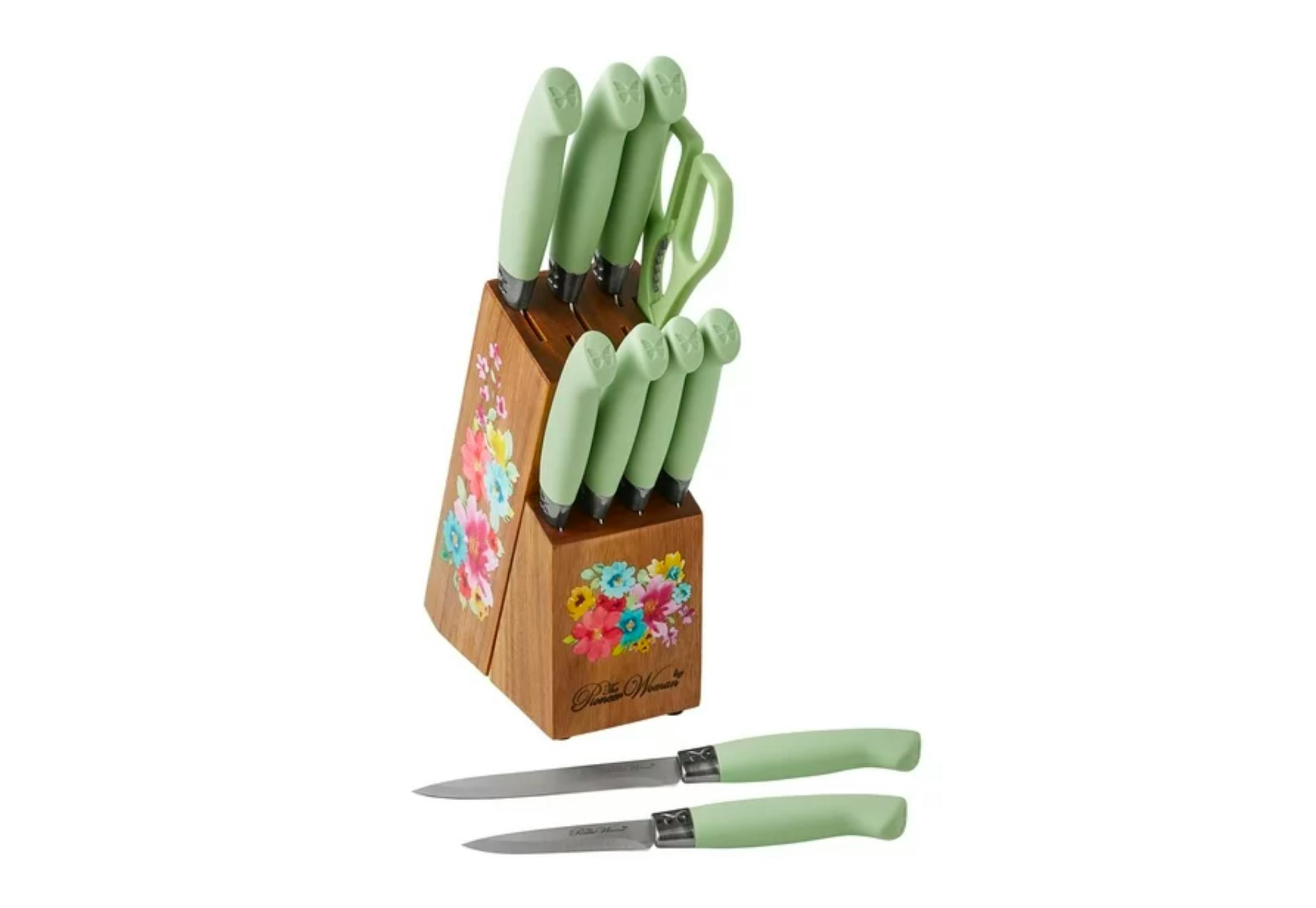 The Pioneer Woman Knife Block Set