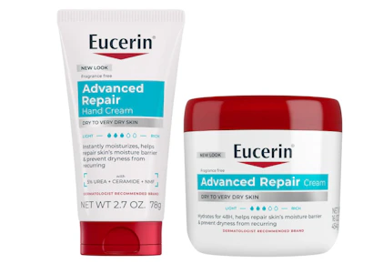 2 Eucerin Skincare Products