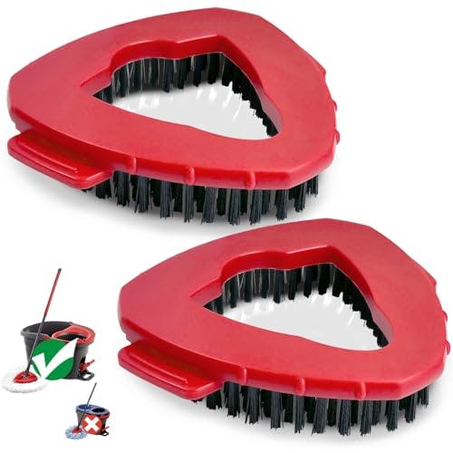 Spin Mop Scrub Brush Head 2-Pack