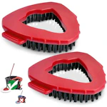 Spin Mop Scrub Brush Head 2-Pack