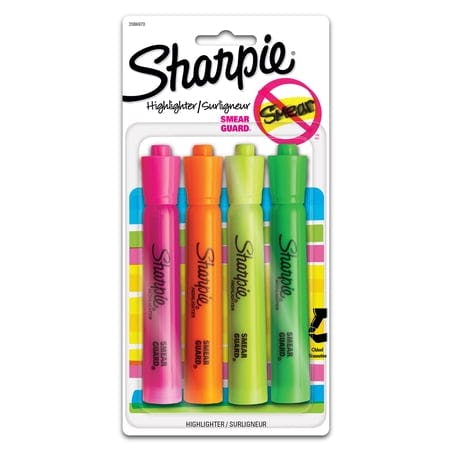 Sharpie Highlighters 4-Pack
