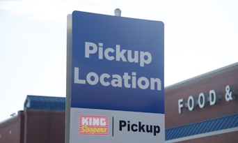 King Soopers Pickup Sign