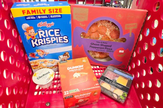 target matchup groceries in shopping cart