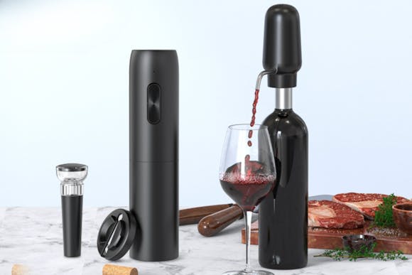 This Electric Wine Opener Set Is Just $12.49 With Amazon Code (50% Off)