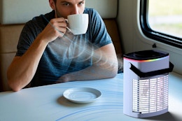Portable Air Conditioner Misting Fan, Now $37.59 on Amazon card image