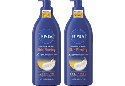 2 NIVEA Skin Firming Lotions