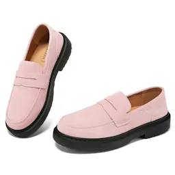 Women's Suede Penny Loafers