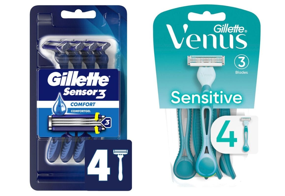 1 Gillette + 1 Venus
