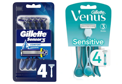 1 Gillette + 1 Venus