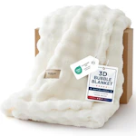 Bedsure 3D Cloud Bubble Blanket