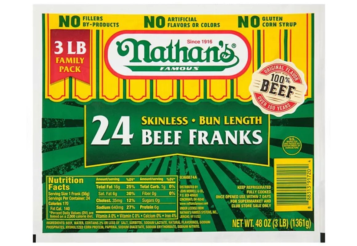 Nathan's Beef Franks