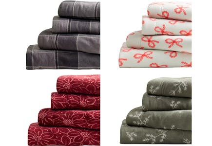 Cuddl Duds Fleece Sheet Set
