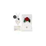 Projection Necklace with Rose Gift Box