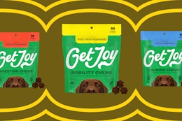 Get Joy Calming Chews bag on KCL template