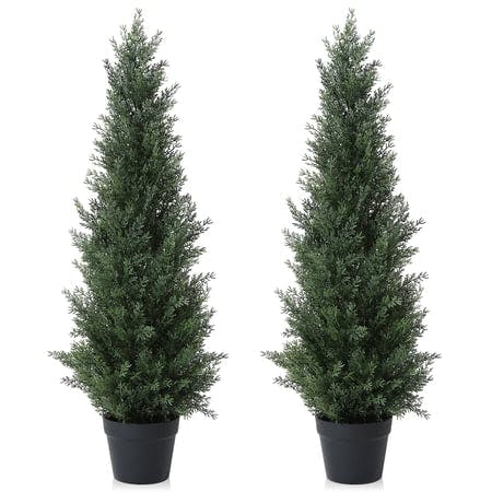 Artificial Cedar Tree 2-Pack