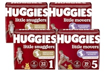 4 Huggies Diaper Packs