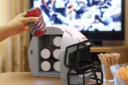 Football Helmet Mini Fridge, Only $39.99 at Walmart card image