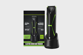 an electric hair trimmer