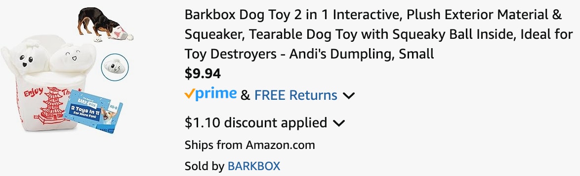 an amazon cart ending in $9.94