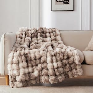 Faux Fur Throw Blanket