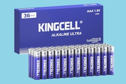  AAA Batteries 36-Pack, Drops to as Low as $5.49 With Amazon Promo Code card image