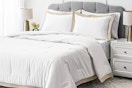 Lifestyle image of the Hotel Style 3-piece comforter set