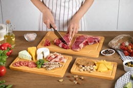 Walmart bamboo cutting board set