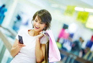 Shopping and smartphone