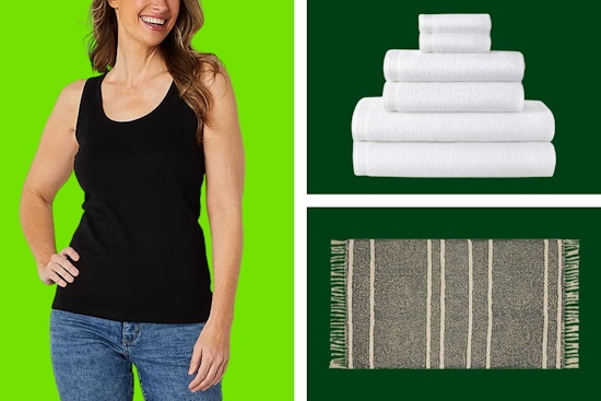 $5 and Under Deals at JCPenney: Shirts, Socks, Towels, Rugs, and More