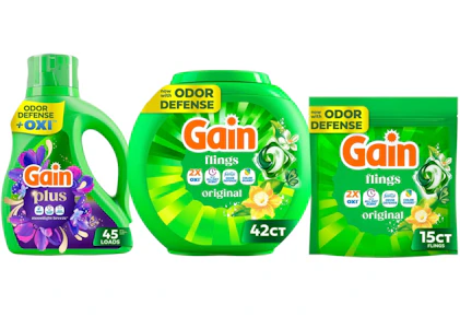 3 Gain Laundry Detergents (102 loads)