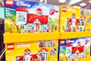 lego disney clearance sets on display at sam's club