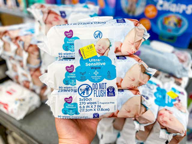 Score a 3-Pack of Baby Wipes on Clearance at Walmart for Just $4 card image