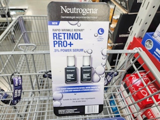2 pack of neutrogena retinol serum in a cart
