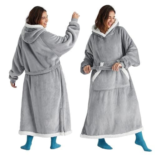 Bedsure Adult Wearable Blanket Hoodie