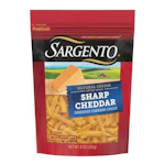 2 Sargento Shredded Cheese Bags