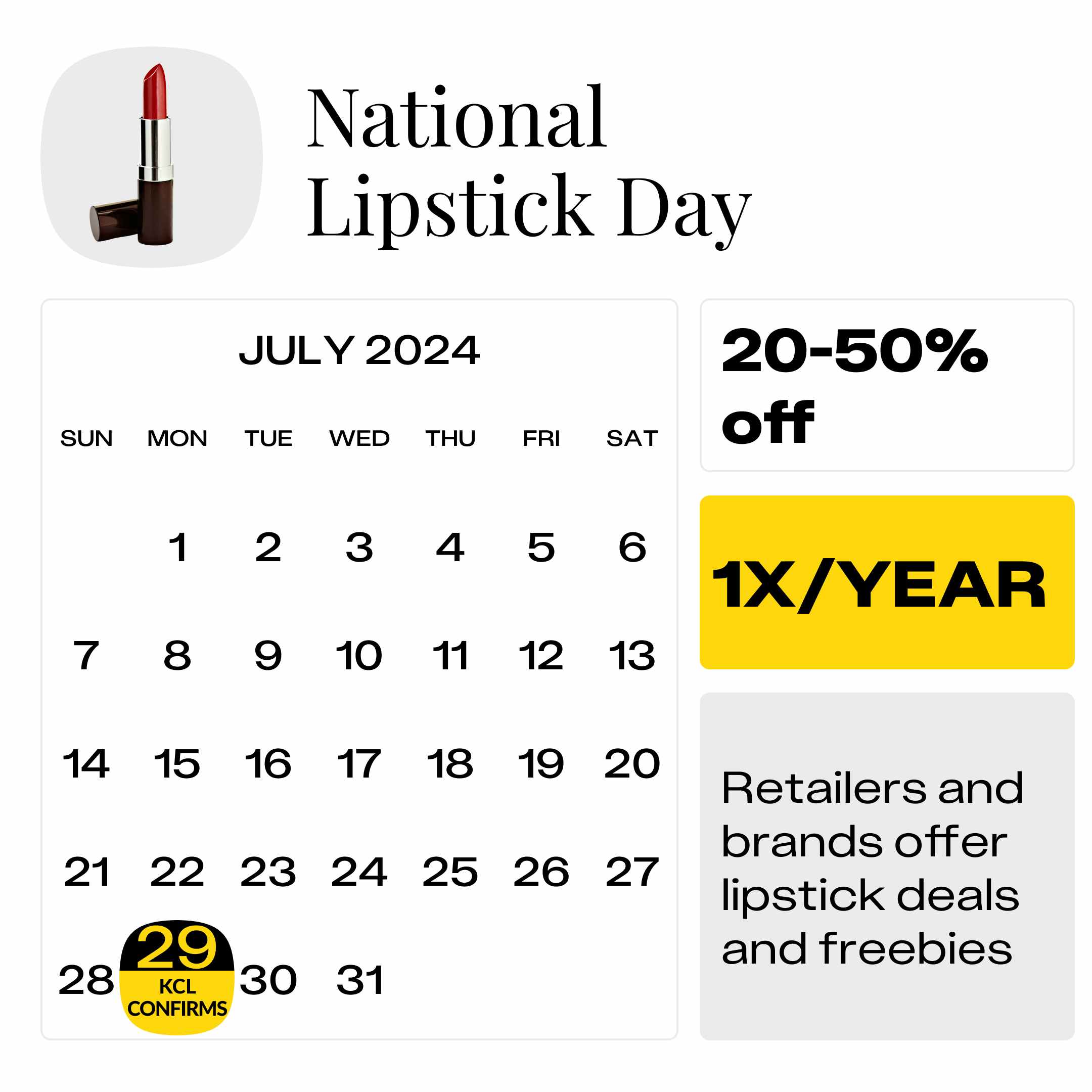 National-Lipstick-Day