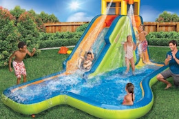 This $400 Banzai Slide ‘N Soak Splash Park Is $205 After Kohl’s Cash card image